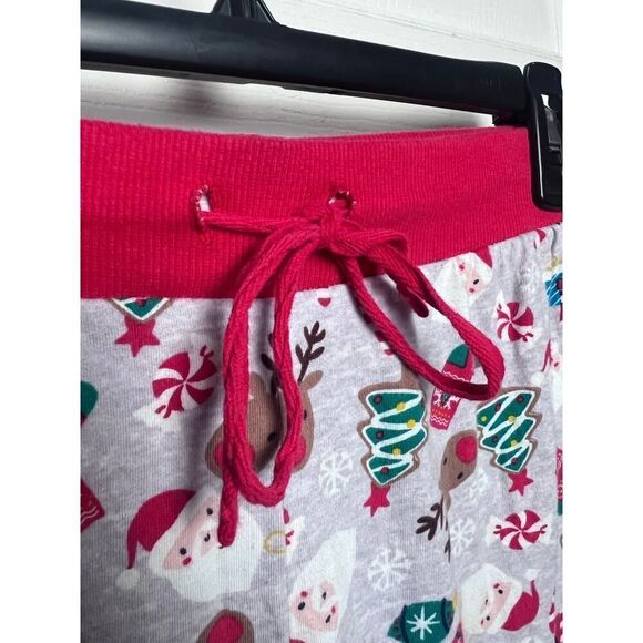 Cuddl Duds Women's Christmas Pajamas Long Sleeve Pant Set Size XL Red Gray - Picture 10 of 12